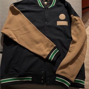G-Star Black and Tan Bomber Jacket